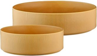 Bj&ouml;rn Borg Ensaladera &Oslash;21,5cm et &Oslash;27,5cm - 2 piezas - Ocre