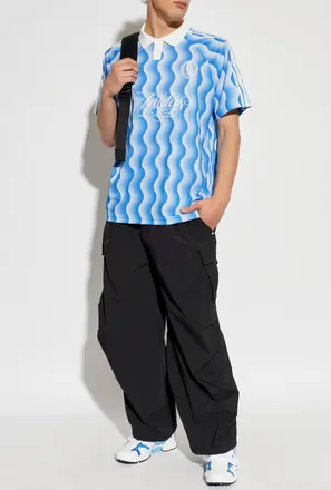 adidas Polo With Logo, Mens, Blue