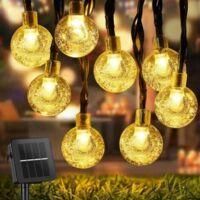 OEM Houhence - Guirnalda De Luces Solares De 12 M Con 100 Led - 8 Modos De Iluminaci&oacute;n - Resistencia Al Agua Ip65 Para Uso Exterior - Decoraci&oacute;n Para Jard
