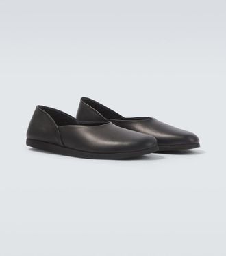 St&ograve;ffa Leather slip-on shoes