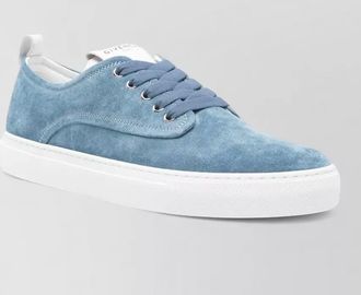 Givenchy low sneakers round toe suede rubber sole