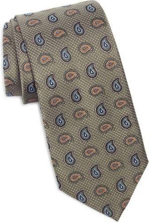 Nordstrom Paisley Silk Tie in Green at Nordstrom Rack