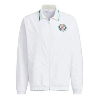 adidas Verbiage Woven Jacket Asia Sizing White JE3627