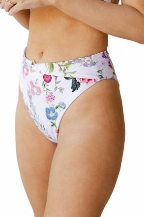 Amuse Society Riley Bikini Bottoms In White