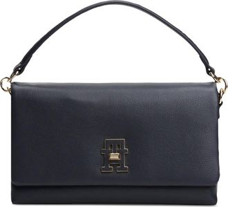 Tommy Hilfiger Borsa a spalla con logo - Blu