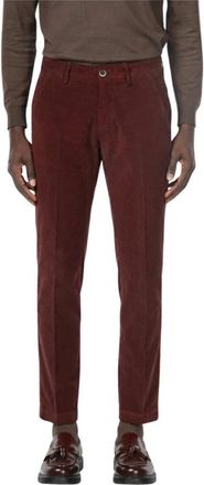 Mason's Torino Chino Broek - Heren - Chinos - Rood - M - Katoen - Broeken