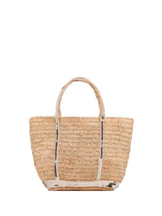 Vanessa Bruno Raphia Small Cabas Tote