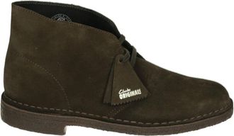 Clarks Bruine Su&egrave;de Desert Boot Schoenen - Heren - Veterlaarzen - Bruin - 40 EU - Su&egrave;de - Schoenen