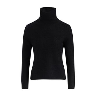 Max Mara Carioca Turtleneck - Dames - Coltruien - Zwart - XS - Wol - Truien & Vesten