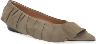 J.W.Anderson Ruffle Ballet Flat in Grey 929 at Nordstrom, Size 7.5Us