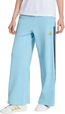 adidas Originals House of Tiro Wide Leg Track Pants in Icey Blue/Beige/Navy at Nordstrom, Size Xx-Large