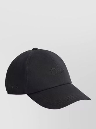 Dior hat curved brim eyelet vents detail