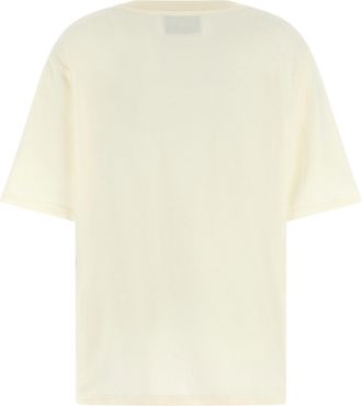Ami Womens White Cotton T-Shirt