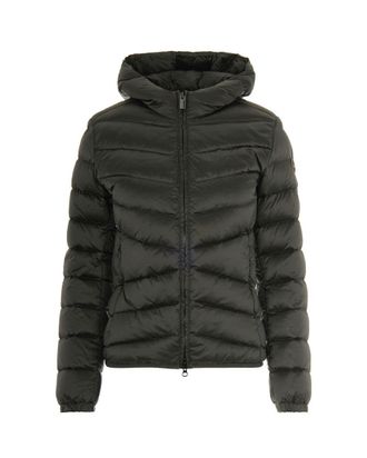 Colmar Grey Quilted Down Jacket With Hood