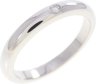 Tiffany & Co. Silver Platinum 950 Band Ring (Pre-Owned)