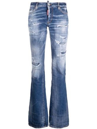 Dsquared2 Bootcut jeans - Blauw