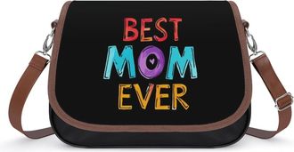 Generic Best Mom Ever Fashion Womens Crossbody Bags Novelty Handbag Shoulder Bag Purse