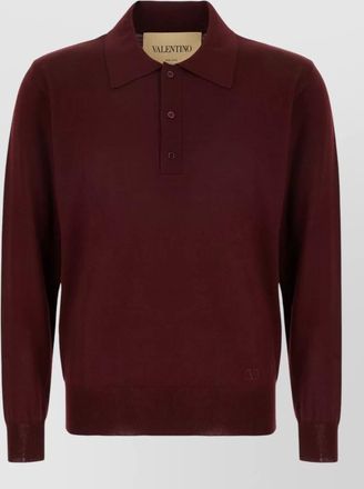 Valentino Garavani wool polo shirt