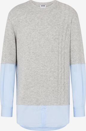 Moschino Wool and cashmere blend pullover - Grey
