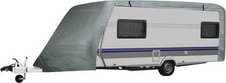 vidaXL Caravan Cover Gray M, 210094