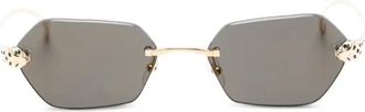 Cartier Sunglasses, female, Yellow, Size: 55 MM Panth&egrave;re Sunglasses