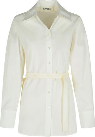 Róhe Combined Silk Poplin Vest-Shirt