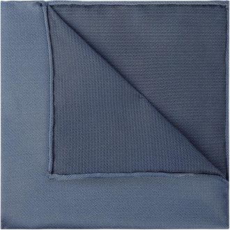 Blick. Einstecktuch aus reiner Seide in Jeansblau, Größe 1