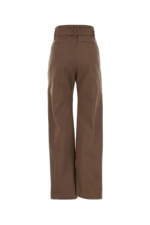 Christophe Lemaire Pleated Wide-Leg Trousers - Brown