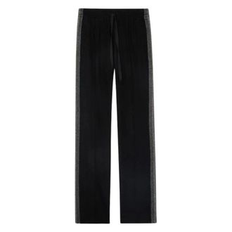Zadig&Voltaire Pantaloni a vita alta Pomy - - Trousers - Donna - Nero - M