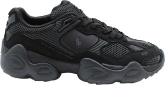 Polo Ralph Lauren Trackstar - Heren - Sneakers - Zwart - 43 EU - Schoenen