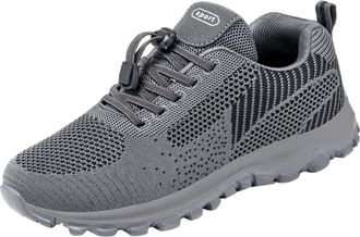 Generic Mens Lightweight Trainers, Trainers Mens Comfort Lightweight Memory Foam Walking Shoes Casual Lace Up Sneakers with Non Slip Sole Breathable Mesh Outd