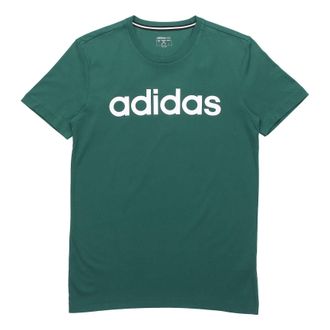 adidas neo M ESNTL LG T 1 Sports Short Sleeve Forest Green GH7511