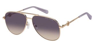 Marc Jacobs MARC 653/S HZJ/FF Womens Sunglasses Gold Size 59