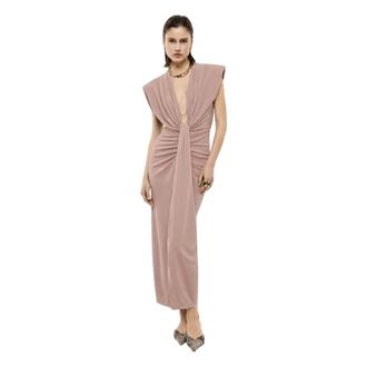 Imperial Gowns, female, Pink, Size: M Draped Knot Dress