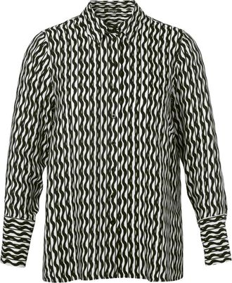 Frapp Dames, Blouses & Shirts, Zwart, Maat: 6XL Viscose