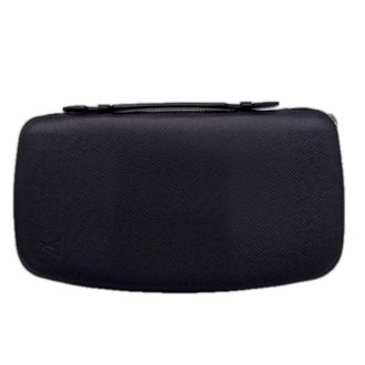 Louis Vuitton Black Leather Long Wallet (Bi-Fold) (Pre-Owned)