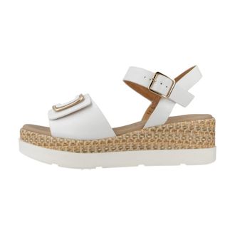 Repo Platform Sandal - Dames - Sleehakken - Wit - 37 EU - Schoenen