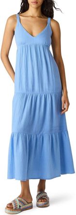 Steve Madden Elianna Sleeveless Midi Dress in Aurora Blue at Nordstrom, Size X-Large