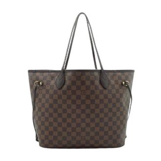 Louis Vuitton Pre-owned Tote Bags, female, Brown, Size: ONE SIZE Pre-owned Neverfull MM Tote Bag