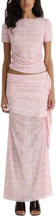 Romy Echo Skirt in Pink Print at Nordstrom, Size X-Large