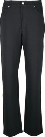 Calvin Klein Jeans Jeans, Dames, Zwart, M, Straight Jeans