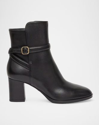 Santoni 65mm Leather Ankle Boots