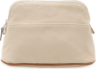 Hermès Beige Canvas Pouch (Pre-Owned)