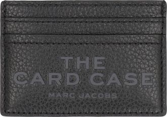 Marc Jacobs Womens Card Case Leather Black Cow Hide Wallets & Purses