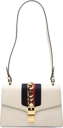 Gucci Pre-owned Gucci Small Leather Sylvie Web Satchel Ladies SLDCDJ6NZD25Q72W