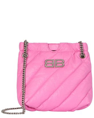 Balenciaga Xs Quilted Crush Leather Tote