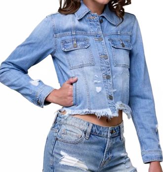 Hidden Jeans Rebel Fitted Jacket In Denim