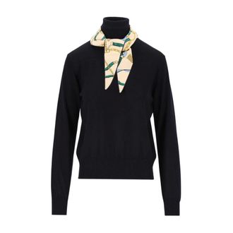 Forte_Forte Maglione Girocollo in Lana Merino Superfine - - Knitwear - Donna - Blu - S