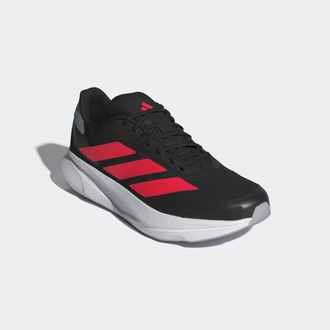 adidas Laufschuh ADIDAS PERFORMANCE DURAMO SL 2, Herren, Gr. 41, schwarz (core schwarz, lucid rot, halo silber), Synthetik, Textil, Schuhe Laufschuh
