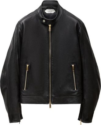 Versace Nappa Biker Jacket